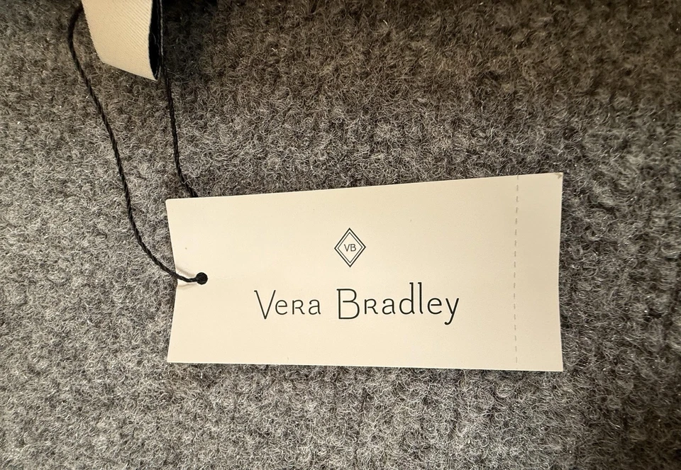 Vera Bradley Cozy Cowl Womens One Size Beary Merry Polar Bear Fleece Scarf Shawl - Image 4 of 4