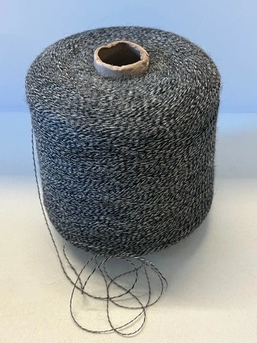 Spool Cone Peruvian PURE SOFT 2/16 #1 Alpaca Yarn 2lb 3oz 1018gr 0023 Grey A image 3