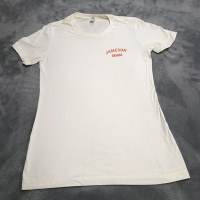 Jameson Orange Irish Whiskey Tee Shirt Womens Medium Drink Responsibly Bartender