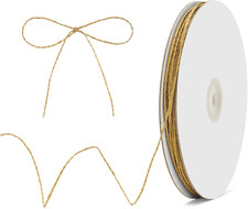 Paper String, 164Feet Brown Craft String, 2Mm Raffia Paper Ribbon, Natural Raffi