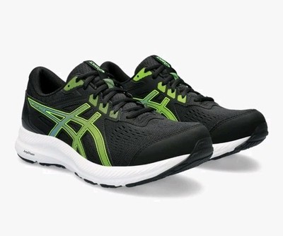 Asics Gel Contend 8 Men's Black/Electric Lime - 1011B492-012 Size 10 US New