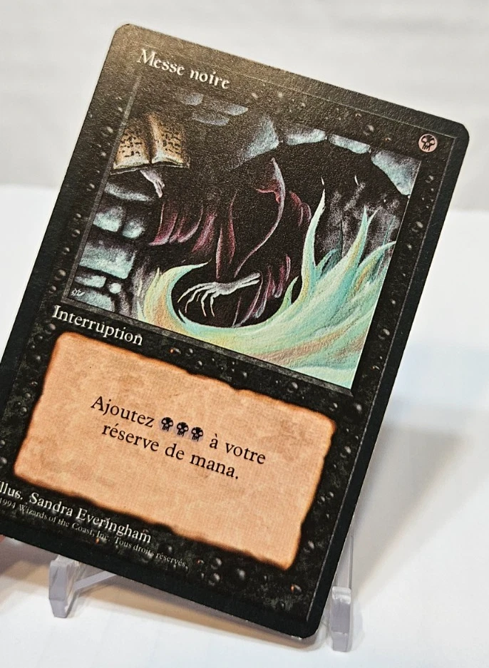 FRENCH Dark Ritual Revised Messe noire FBB MTG Magic The Gathering 262 - Image 4 of 4