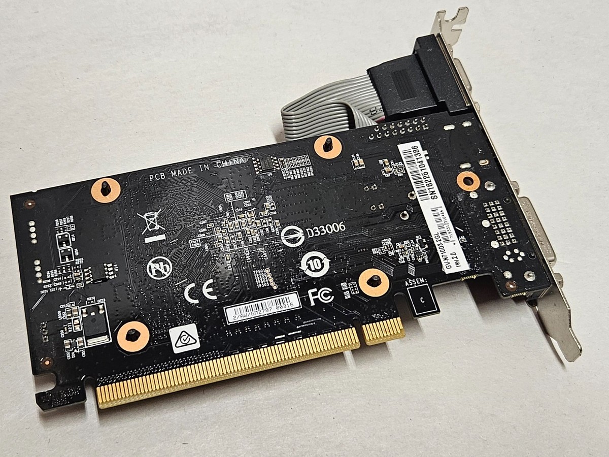 GeForce GT 710, 2GB DDR3, HDMI, DVI, VGA, PCI-E, Gigabyte GV