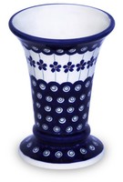 Original Bunzlauer Keramik 500Ml Vase „Johanna“ 15,6 Cm – Blumenvase, Dekor 166A