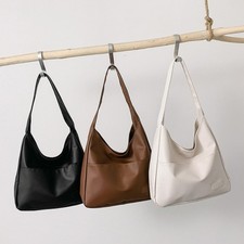 Solid Color Bucket Shoulder Bag Ins Style Women Handbag Ladies/Girls