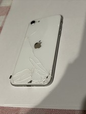 iPhone SE 2nd Gen Back Housing Replacement White With Back Cam Used Original