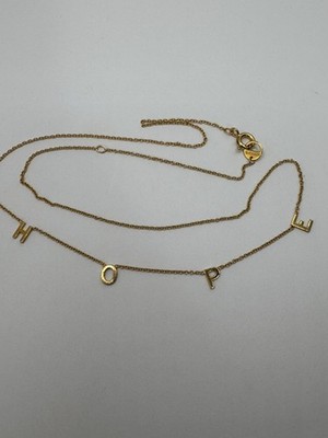 Bychari x Be Kind by Ellen DeGeneres HOPE Necklace 14k Gold Plated