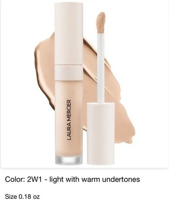 Laura Mercier Real Flawless Concealer 2W1 Light Warm 0.18 oz Medium Coverage
