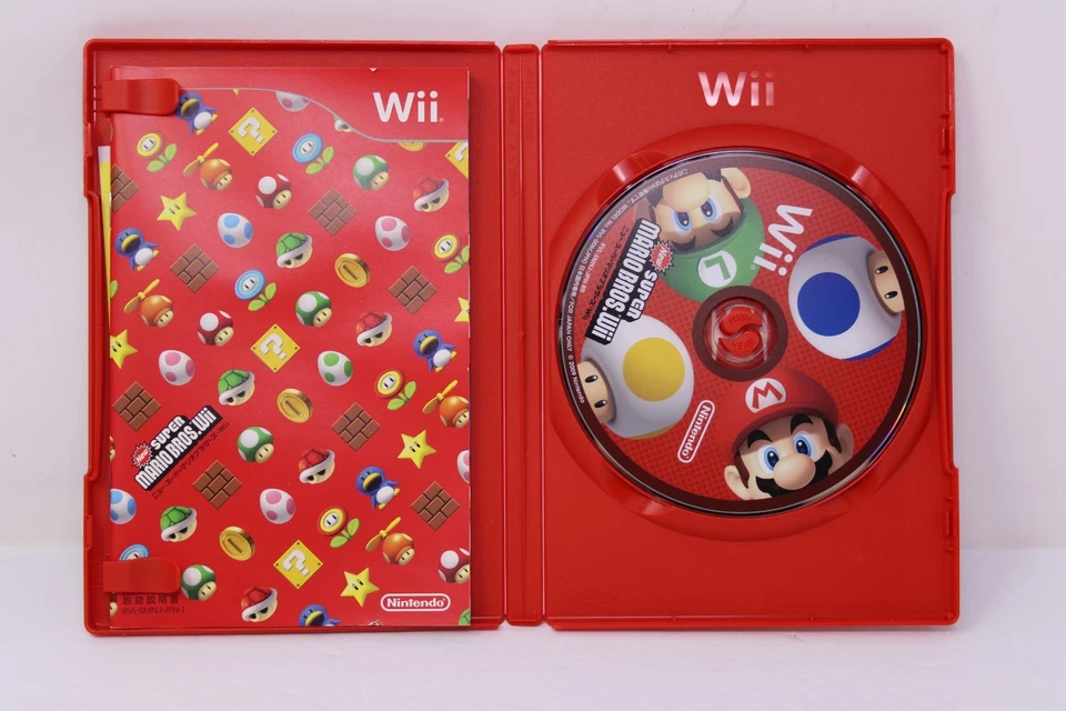 New Super Mario Bros Wii Nintendo Wii 2009 Japan Region Lock No Manual - Image 2 of 3