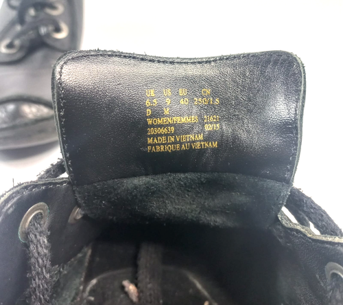 Scarpe stringate piatte Clarks Funny Dream nere in pelle misura 6,5 D scuola lavoro - Foto 6 di 7