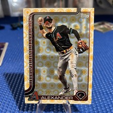 2025 Topps Holiday Sun Blaze Alexander #499 - Arizona Diamondbacks