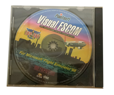 Topos Visual FSCOM CD Flugsimulator Windows 98 Topos Verlag & Marketing