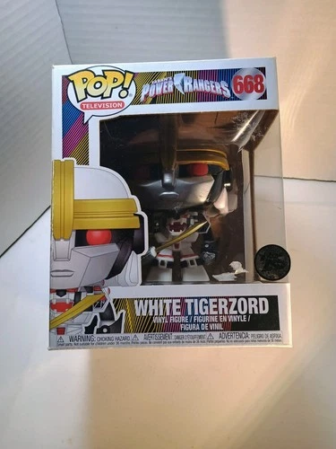 Funko Pop! Television Power Rangers White Tigerzord 6 Inch #668 Vinyl Figure