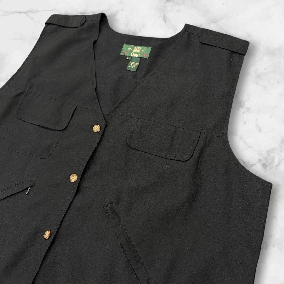 Vintage Orvis Field Vest Black Men XL Multipocket Fishing Cargo Utility Chore
Opens in a new window 
