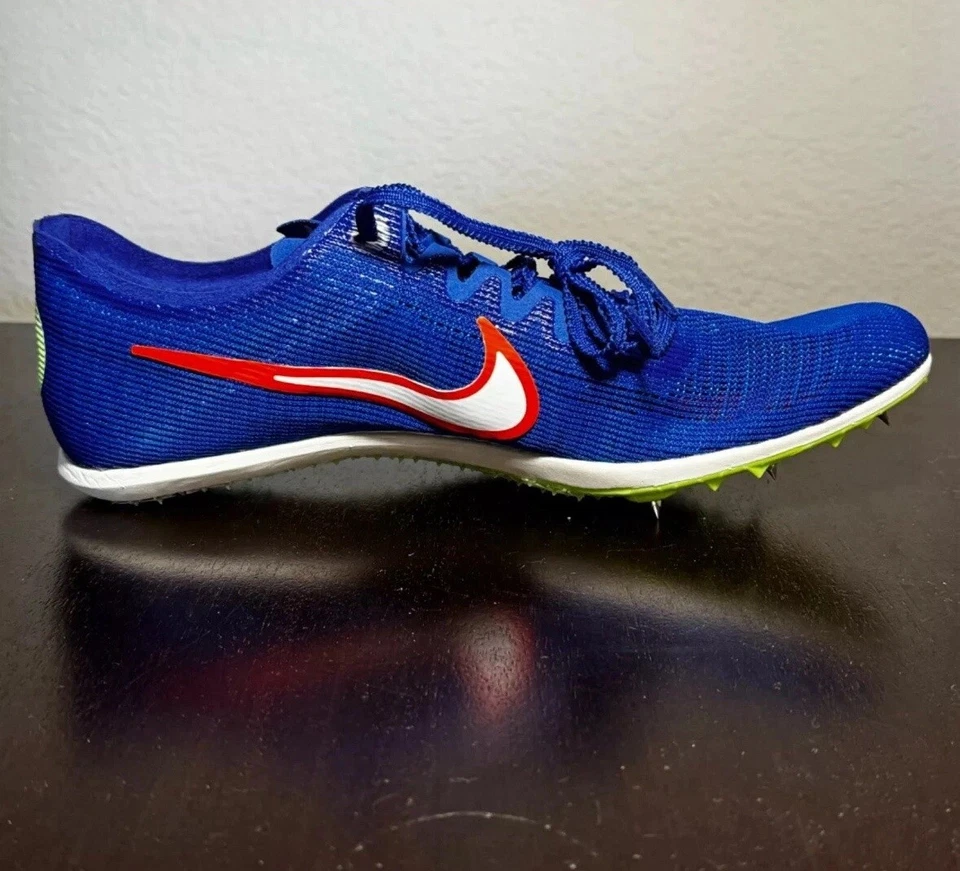 耐克 Zoom Mamba 6 男式 12 码比赛蓝色石灰爆破赛道夹板包 DR2733-600 — 第 2/4 张图片