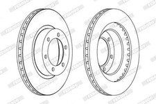 2x FERODO PREMIER Disque de frein Avant pour TOYOTA LAND CRUISER (KDJ12, GRJ12)