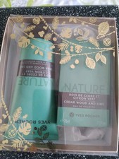  EDT Nature Bois De Cèdre Citron Vert 75 Ml + Gel Douche Dans Coffret Neuf. 