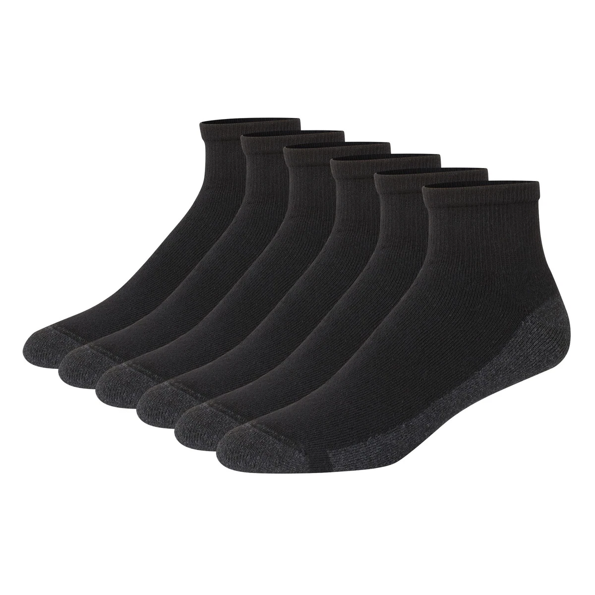 Hanes Calcetines Tobilleros Para Hombre, Blanco