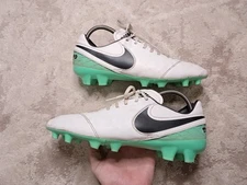 Nike Tiempo Mystic V FG Leather Soccer Cleats Football Boots Sz 9.5 US / 8.5 UK