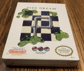 Pipe Dream NES Nintendo 1990 CIB W/Manual - Good Condition!