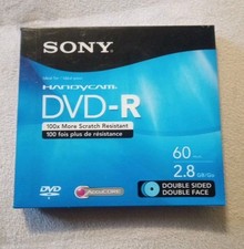 Sony Handycam DVD-R Blank Mini Disc 60 min 2.8 GB Double Sided Sealed New