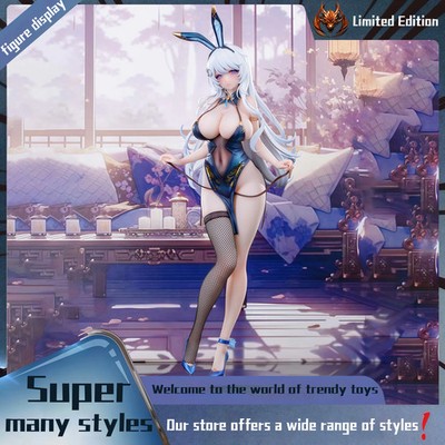 Qipao Bunny Girl Anime Figure PVC Sexy Statue Collectible Desktop Decor