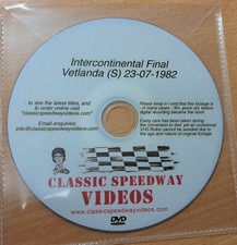 INTERCONTINENTAL FINAL SPEEDWAY DVD VETLANDA  23 JULY 1982