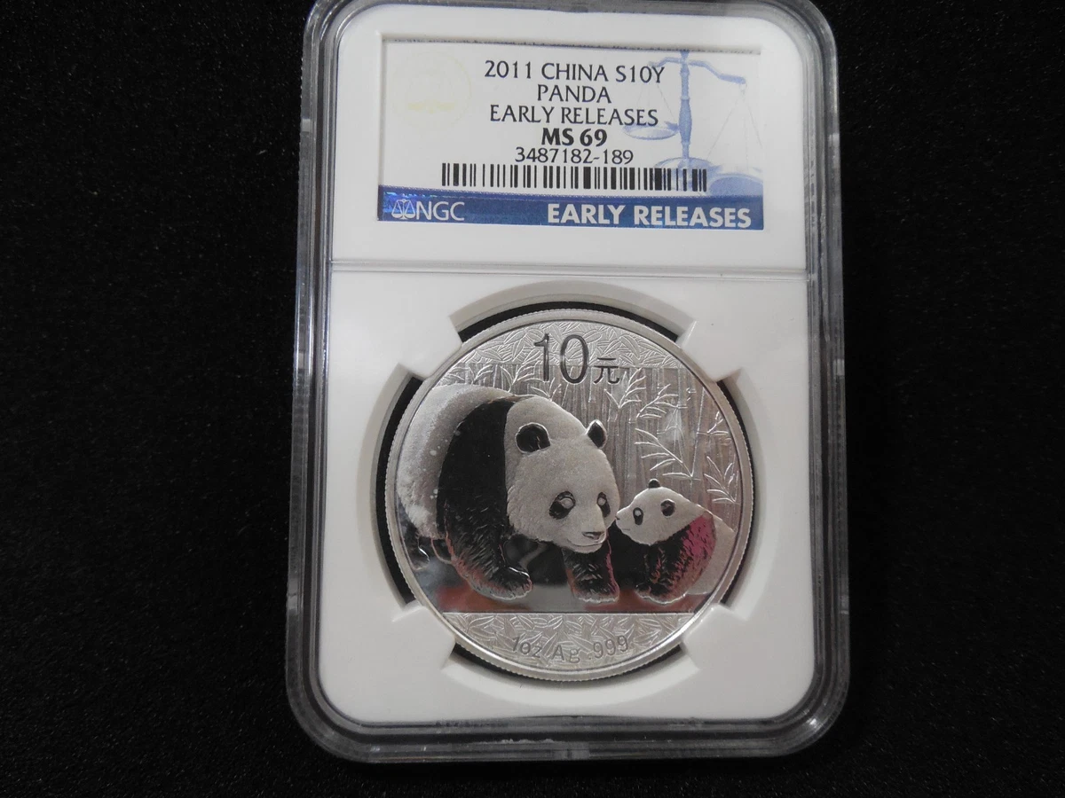 Chinese Panda MS 69 Graded 2011 Silver Bullion Coins for sale | eBay