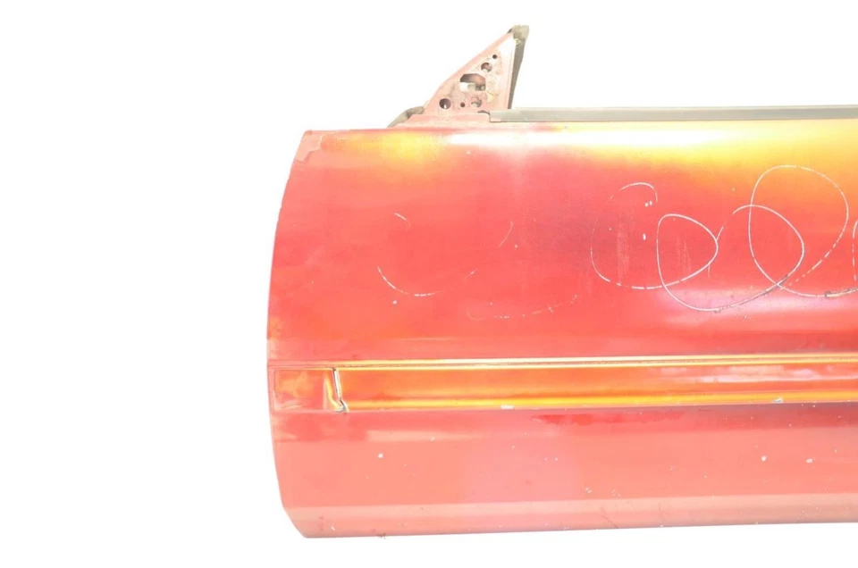 84-89 Nissan 300ZX 2+0 Red Driver Left Front Door Shell - Image 3 of 4