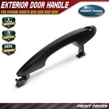 Front Left Exterior Door Handle w/ Key Hole for Hyundai Sonata 2015 2016-2019