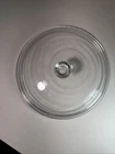 Pyrex 624C Clear Glass Ribbed Round Replacement Lid 8.75”