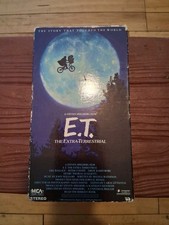 E.T. THE EXTRA-TERRESTRIAL VHS TAPE 1988