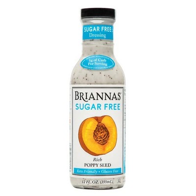Rich Poppy Seed Dressing Sugar Free 12 Oz By Briannas