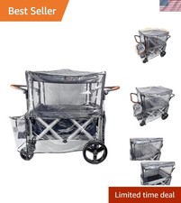 Sturdy Rain Cover with Mosquito Nets for Strollers - Lightweight Easy Setup