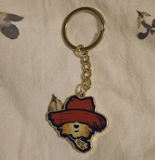 Paddington Bear The Musical keyring keychain savoy London Paddington Bear gold