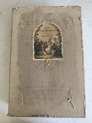 Antique Victorian Handkerchief Wooden Box With Advertising Perfume Label 1800 s