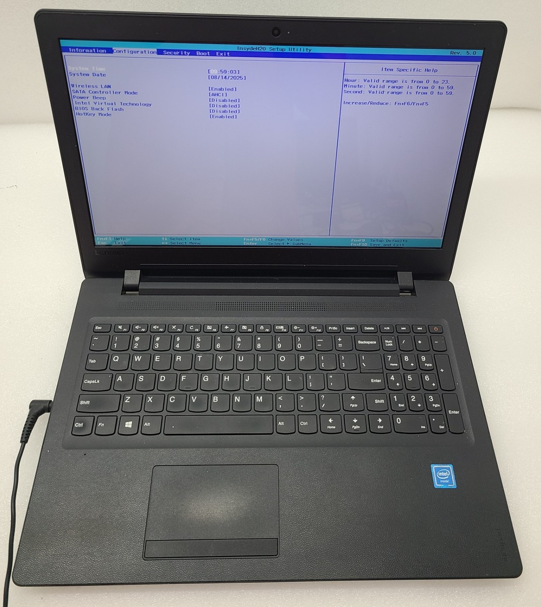 Lenovo IdeaPad 110-15IBR Laptop Intel Celeron N3060 4GB Ram No HD