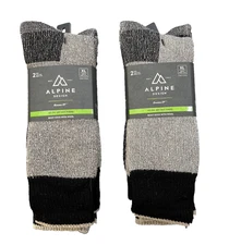 Alpine Design Mens 4 Pair Boot Socks Wool Size XL 13-15 Calf Cut Heavy Weight