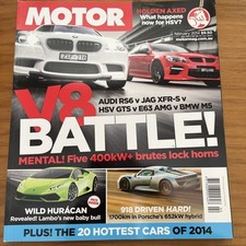 Motor 2014 HSV VF GTS Commodore v BMW M5 v Jaguar XKR-S v Audi RS6 v AMG E63