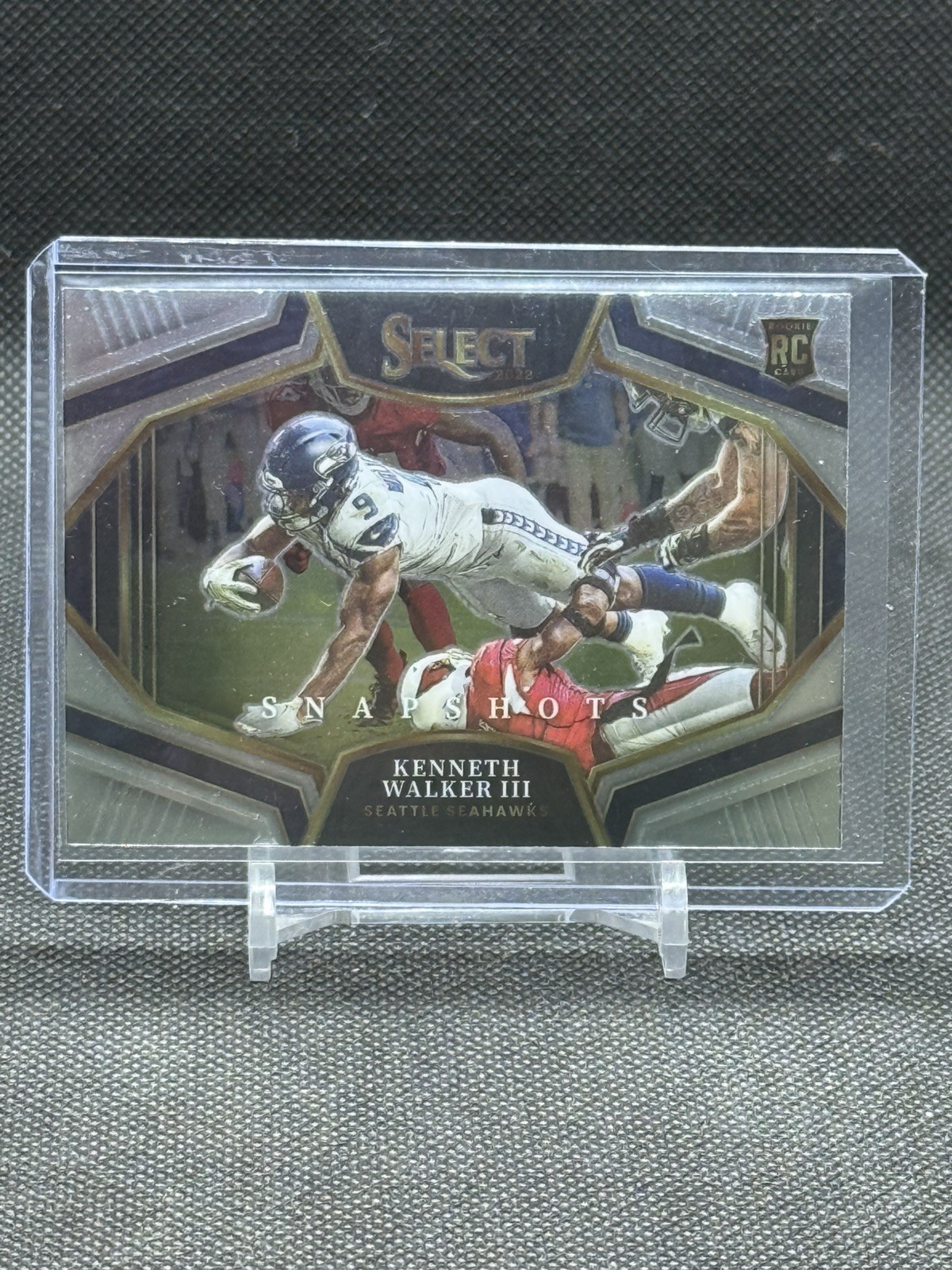 Kenneth Walker 2022 Panini Select Snapshots Rookie #SS-11 Seattle Seahawks