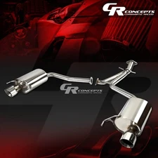 3.75" DUAL MUFFLER TIP AXLE CATBACK EXHAUST SYSTEM FOR 06-13 LEXUS IS250/350 V6