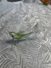 Vintage Glass Fish Figure green and clear glass Murano