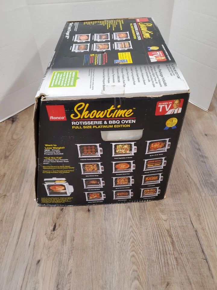 Ronco Showtime Rotisserie & BBQ Oven 5000 Platinum Edition NEW OPEN BOX - Image 3 of 4