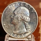 1963-D Washington Quarter BU Uncirculated 90% Silver 25c US Coin