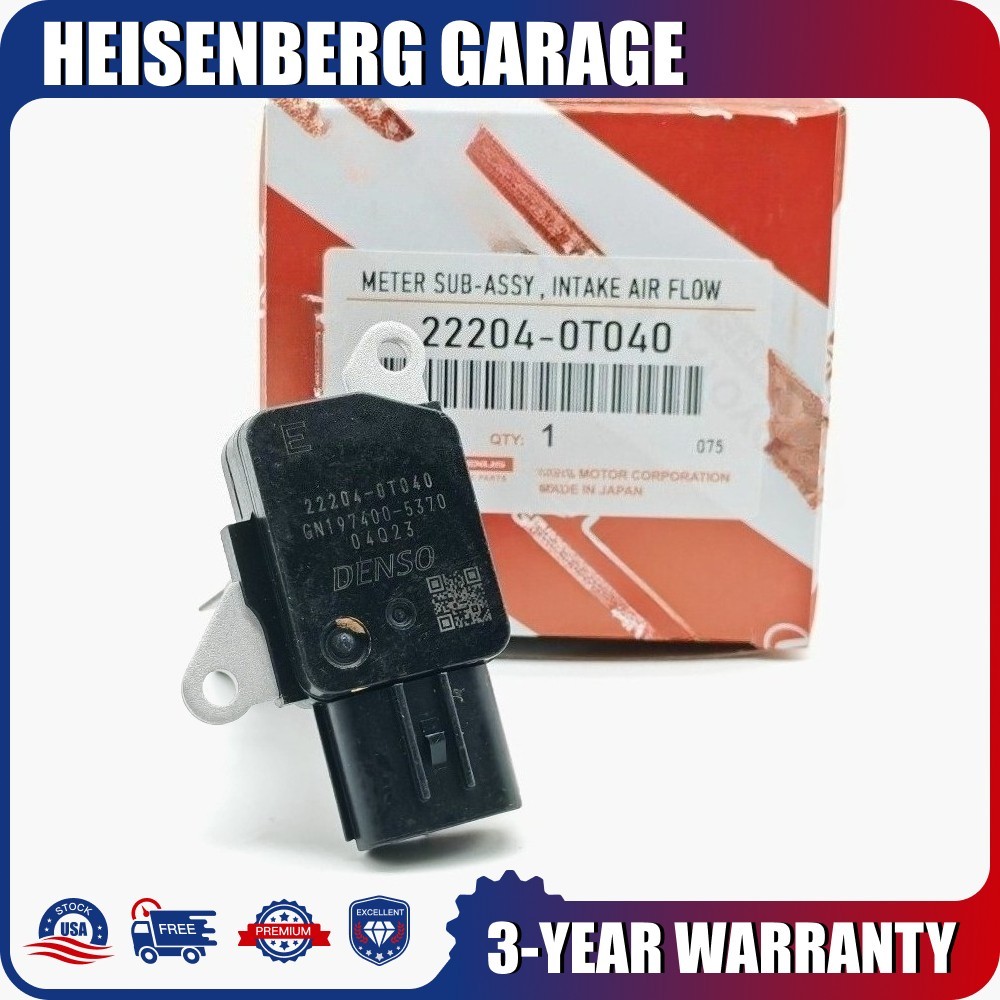 NEW OEM Mass Air Flow Meter MAF Sensor 22204-0T040 For  Toyota Lexus  US STOCK