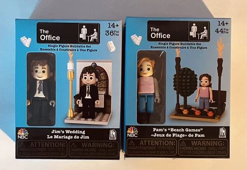 The Office: Jim And Pam: Phat Mojo Brick Sets (2 Pack)