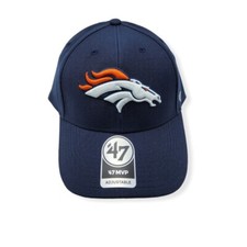 '47 Denver Broncos MVP Navy Adjustable Strap Hat Cap