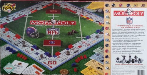 Monopoly NFL Official Limited Collector's Edition 1998 - Complete - Picture 2 of 5