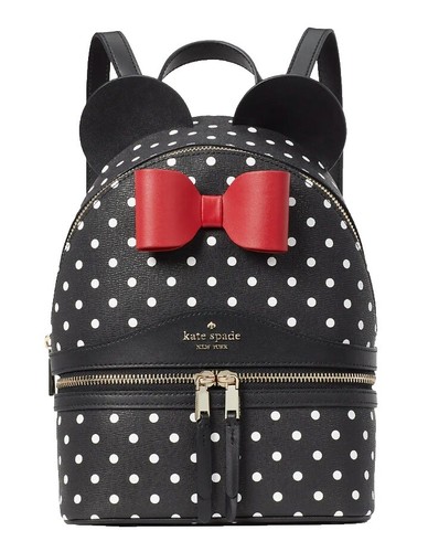Kate Spade Haven Lane Sammi Backpack WKRU4790 Pink Glitter Dot Coated Canvas Kate Spade Haven Lane Sammi Backpack WKRU4790 Pink Glitter  main image 3