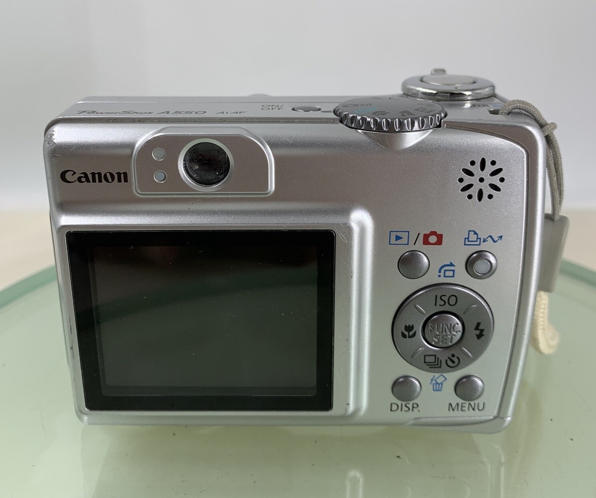 RAKUDOさん　専用CANON　PowerShot　A550 CANON POWERSHOT A550 7.1MP CAMERA WITH 1.0GB SD CARD SILVER